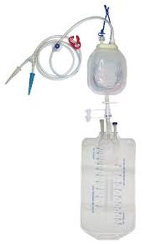 Redax ATS Bulb Set. Easy to manage drainage and blood transfusion device, composed of a collection bulb and a transfusion bag with double integrated filtration.